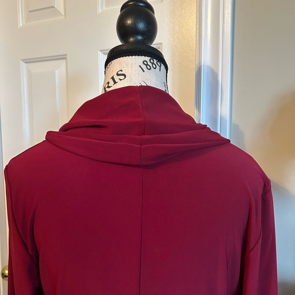 ✨🎄✨MICHAEL TYLER RED/BURGUNDY DRESS Size M NWOT - Picture 5 of 8